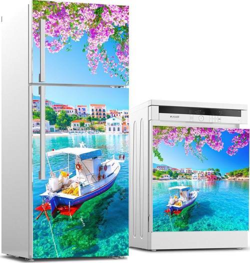 Buzdolabı ve Bulaşık Makinası Beyaz Eşya Sticker Kaplama Assos Yunanistan