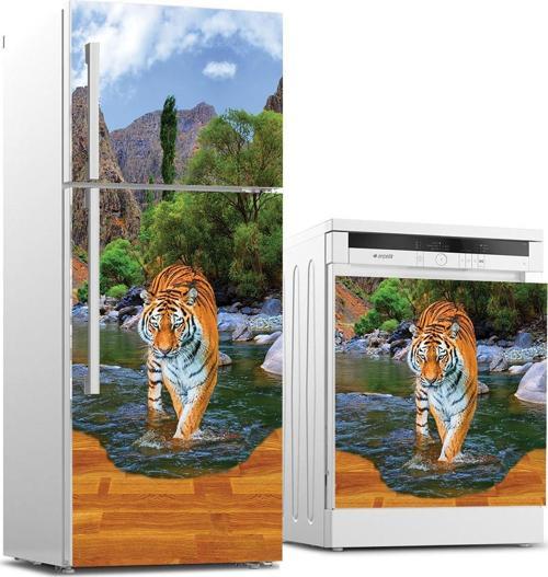 Buzdolabı ve Bulaşık Makinası Beyaz Eşya Sticker Kaplama Kaplan