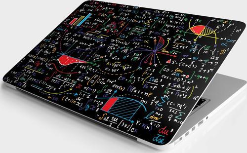 Laptop Sticker Bilgisayar Notebook Pc Kaplama Etiketi Formüller Matematik