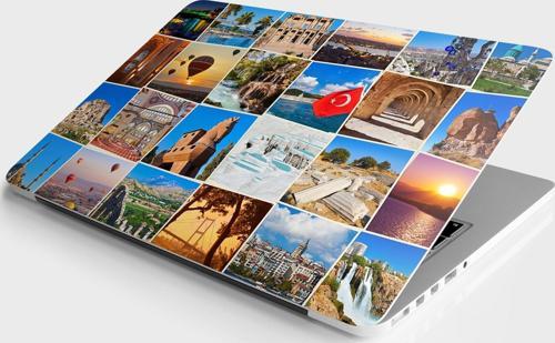 Laptop Sticker Bilgisayar Notebook Pc Kaplama Etiketi Türkiye Foto