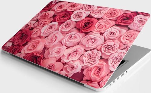 Laptop Sticker Bilgisayar Notebook Pc Kaplama Etiketi Güller