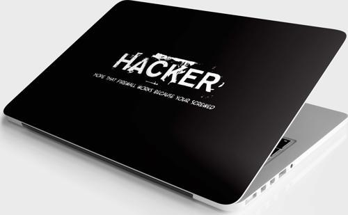 Laptop Sticker Bilgisayar Notebook Pc Kaplama Etiketi Hacker