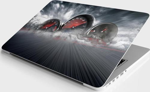 Laptop Sticker Bilgisayar Notebook Pc Kaplama Etiketi Hız Göstergesi