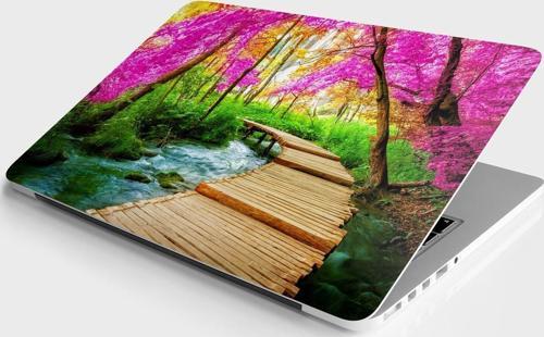 Laptop Sticker Bilgisayar Notebook Pc Kaplama Etiketi Yol Köprü