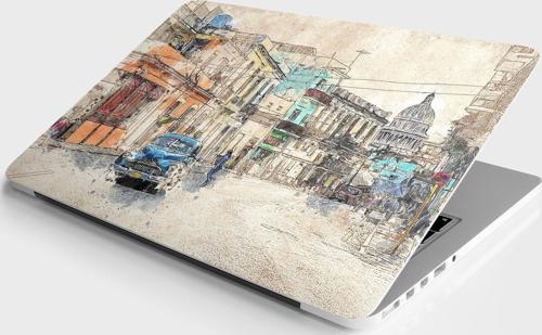 Laptop Sticker Bilgisayar Notebook Pc Kaplama Etiketi Küba