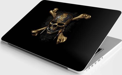 Laptop Sticker Bilgisayar Notebook Pc Kaplama Etiketi Kurukafa