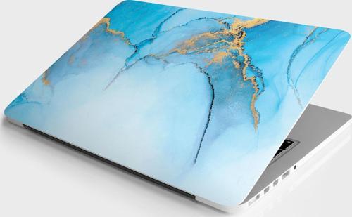 Laptop Sticker Bilgisayar Notebook Pc Kaplama Etiketi Lüks Mavi Mermer