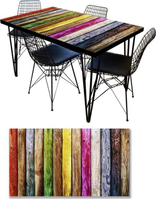 Masa Kaplama Folyosu Mobilya Masa Kaplama Folyoları Renkli Ahşaplar