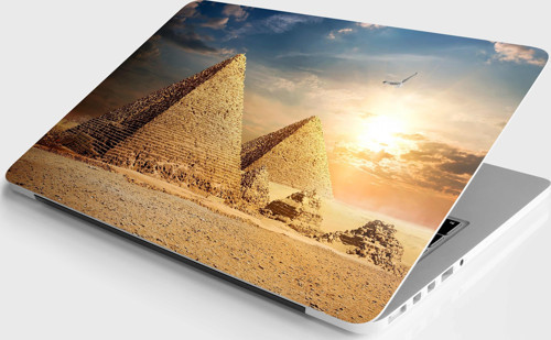 Laptop Sticker Bilgisayar Notebook Pc Kaplama Etiketi Piramitler