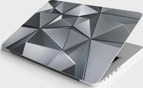 Laptop Sticker Bilgisayar Notebook Pc Kaplama Etiketi 3D Metal