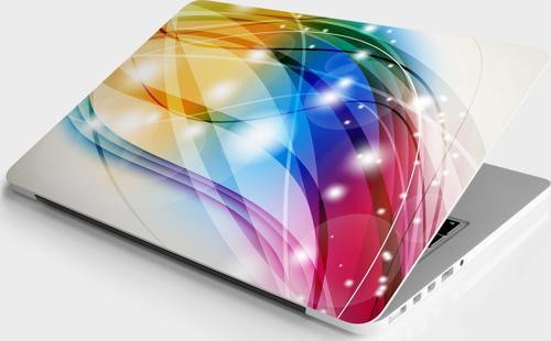 Laptop Sticker Bilgisayar Notebook Pc Kaplama Etiketi Renkli Desen