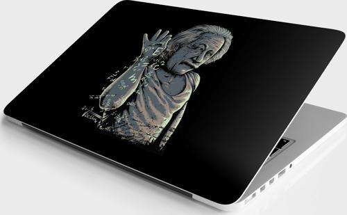 Laptop Sticker Bilgisayar Notebook Pc Kaplama Etiketi Albert Einstain
