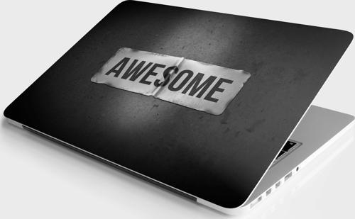 Laptop Sticker Bilgisayar Notebook Pc Kaplama Etiketi Awesome