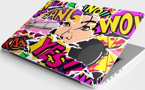 Laptop Sticker Bilgisayar Notebook Pc Kaplama Etiketi Bang Boom