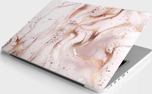 Laptop Sticker Bilgisayar Notebook Pc Kaplama Etiketi Soyut Pembe Parıltı