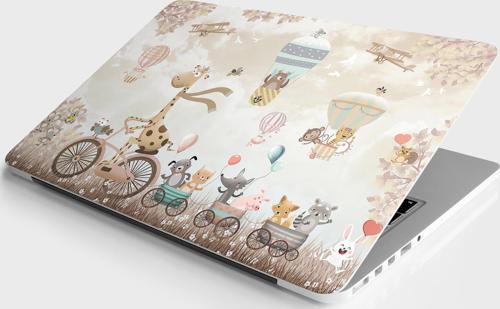 Laptop Sticker Bilgisayar Notebook Pc Kaplama Etiketi Bisiklet Hayvanlar