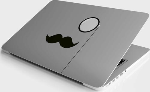 Laptop Sticker Bilgisayar Notebook Pc Kaplama Etiketi Bıyık