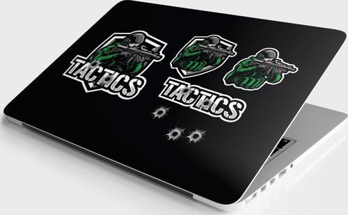 Laptop Sticker Bilgisayar Notebook Pc Kaplama Etiketi Tactics