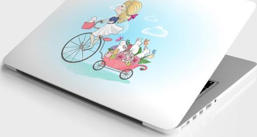 Laptop Sticker Bilgisayar Notebook Pc Kaplama Etiketi Tavşan Kız
