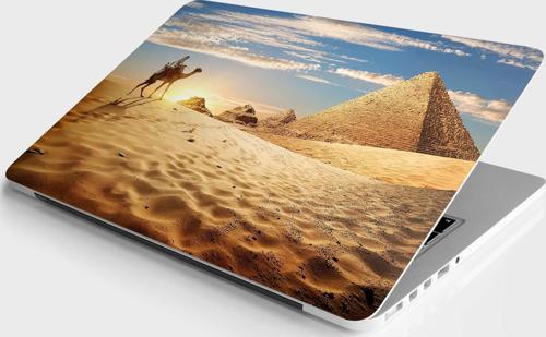 Laptop Sticker Bilgisayar Notebook Pc Kaplama Etiketi Çölde Günbatımı