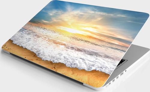 Laptop Sticker Bilgisayar Notebook Pc Kaplama Etiketi Deniz Dalga