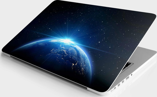 Laptop Sticker Bilgisayar Notebook Pc Kaplama Etiketi Dünya Yıldızlar