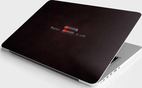 Laptop Sticker Bilgisayar Notebook Pc Kaplama Etiketi Energy is Life