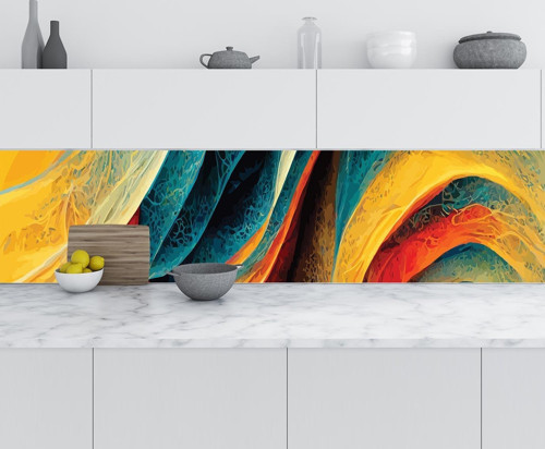 Mutfak Tezgah Arası Folyo Fayans Kaplama Folyosu Bilim 60x200 CM