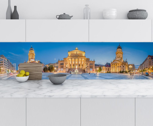 Mutfak Tezgah Arası Folyo Fayans Kaplama Folyosu Berlin 60x300 CM
