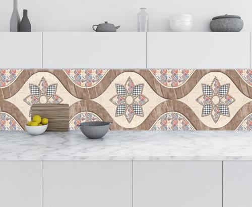 Mutfak Tezgah Arası Folyo Fayans Kaplama Folyosu Rustik Design 60x200 CM