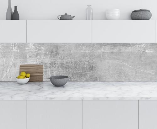Mutfak Tezgah Arası Folyo Fayans Kaplama Folyosu italyan Gri Mermer 60x300 CM