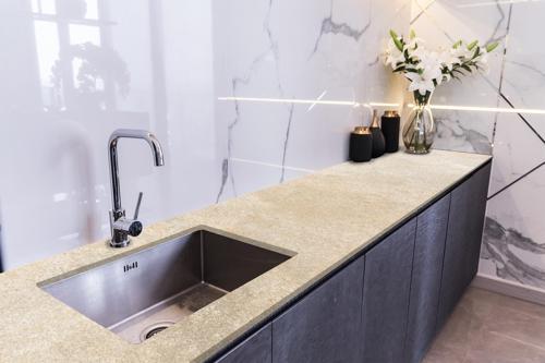 Tezgah Üstü Fayans Kaplama Folyosu Mutfak Tezgahı Kaplama Weathered Stone 70 cm x 3 Metre