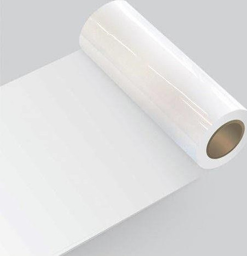 Yapışkanlı Folyo Beyaz Renk Parlak Yüzey 105 CM 100 cm x 10 Metre