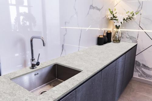 Tezgah Üstü Fayans Kaplama Folyosu Mutfak Tezgahı Kaplama Rustik Mermer 70 cm x 5 Metre