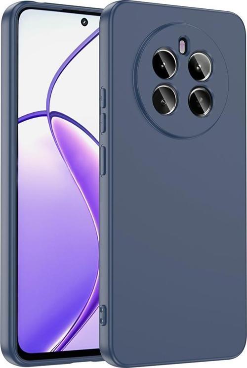 Realme 12 4G Uyumlu Kamera Çıkıntılı Silinebilir Leke Tutmaz İçi Kadife Lansman Kılıf