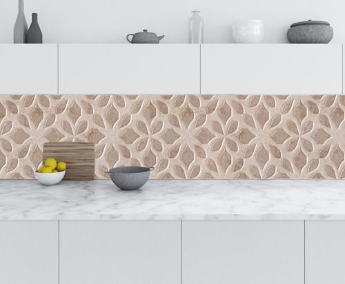 Mutfak Tezgah Arası Folyo Fayans Kaplama Folyosu Seramik Design 60x300 CM