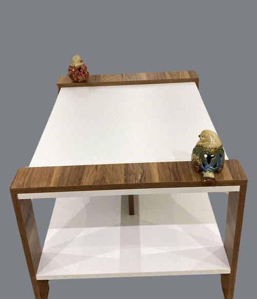 Atina Dekoratif Orta Sehpa Garda Beyaz (Coffee Table)