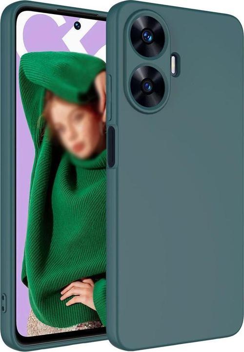 Realme C55 Uyumlu Kamera Çıkıntılı Silinebilir Leke Tutmaz İçi Kadife Lansman Kılıf