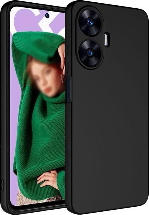Realme C55 Uyumlu Kamera Çıkıntılı Silinebilir Leke Tutmaz İçi Kadife Lansman Kılıf