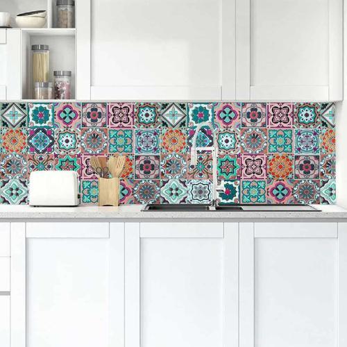 Mutfak Tezgah Arası Folyo Fayans Kaplama Folyosu Seramik Karo Desen 60 x 300