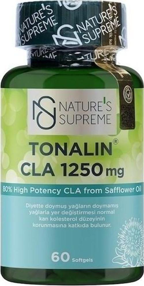 s Supreme Tonalin Cla 1250 Mg 60 Yumuşak Kapsül Aromasız