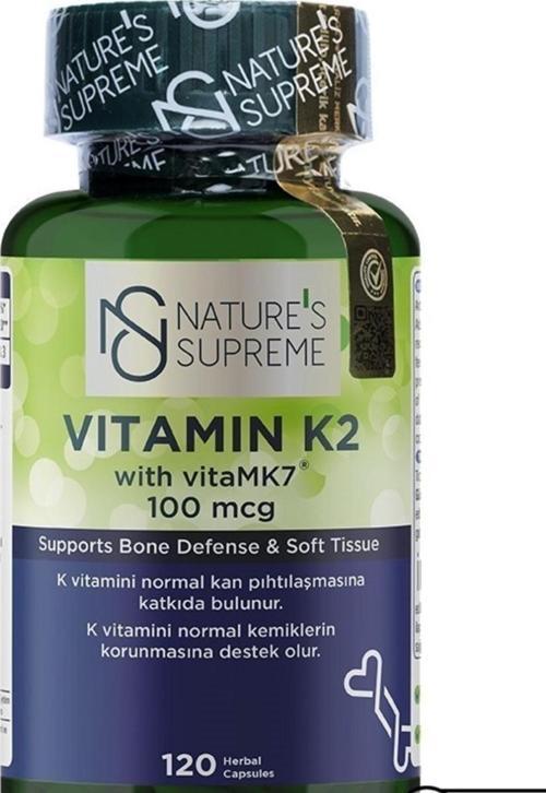 's Supreme Vitamin K2 100 Mcg 120 Kapsül