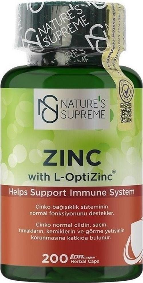 's Supreme Zinc 15 Mg 200 Kapsül