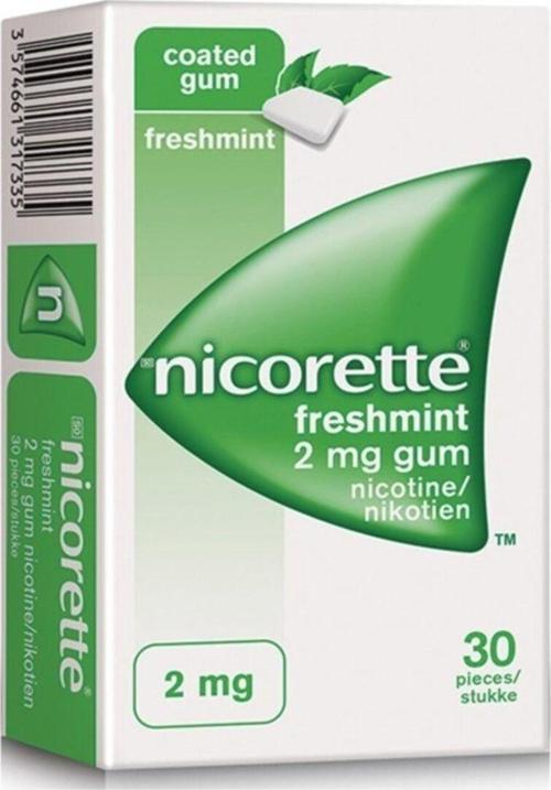 2mg Nikotin Sakızı Naneli - 30 Adet