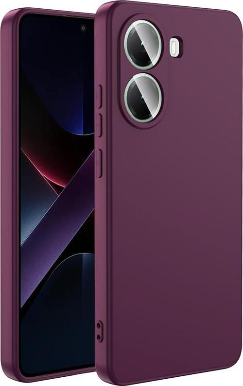 Xiaomi Poco X7 Pro Uyumlu Kamera Çıkıntılı Silinebilir Leke Tutmaz İçi Kadife Lansman Kılıf