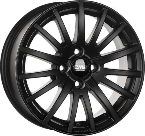 6.5*15-5*112 ET35 72.6 Matt Black Jant (4 Adet)