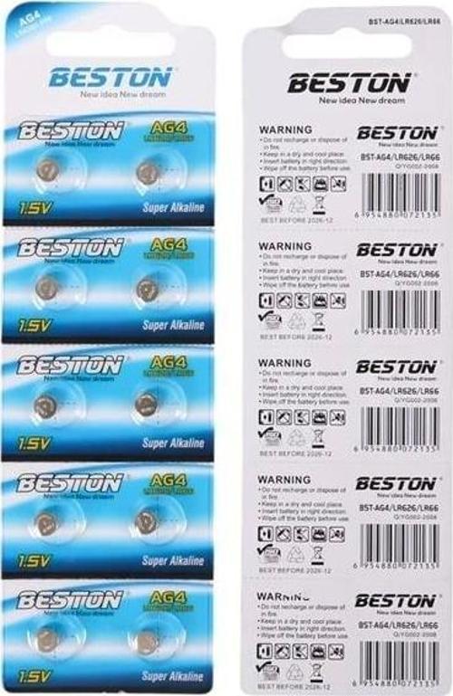 AG4 LR626 Alkalin Saat Pili 10'lu Paket