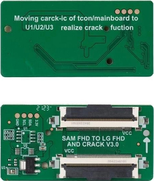 Lcd Panel Flexi Repair Kart Hd Fpc To Lvds Sam Fhd İn To Lg Fhd Out QK0812B
