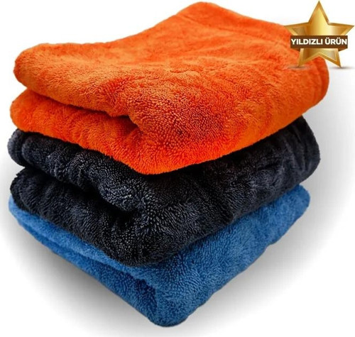 Twisted 50x80 1200 gsm Araba Kurutma Havlusu, Mikrofiber Havlu bez. 1 ADET