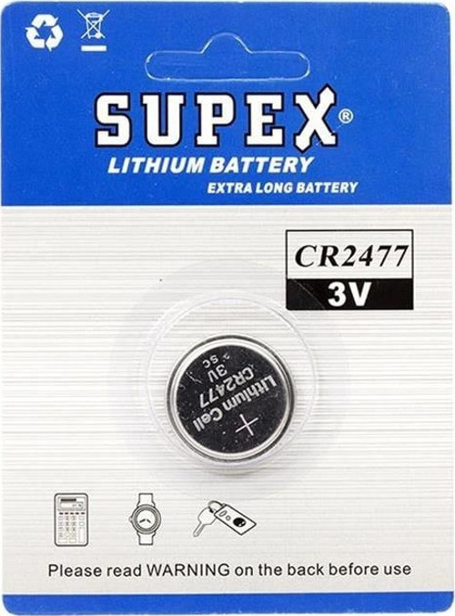 CR2477 3 Volt Lityum Pil Tekli